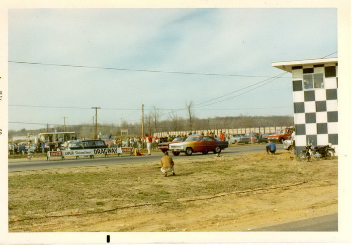 Lapeer Dragway - Vintage Shot Of Bob Hill In His 67 Camaro From Bobby Hill